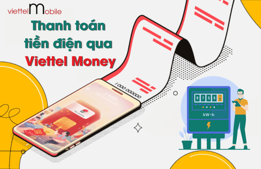 cach thanh toan tien dien qua viettel money