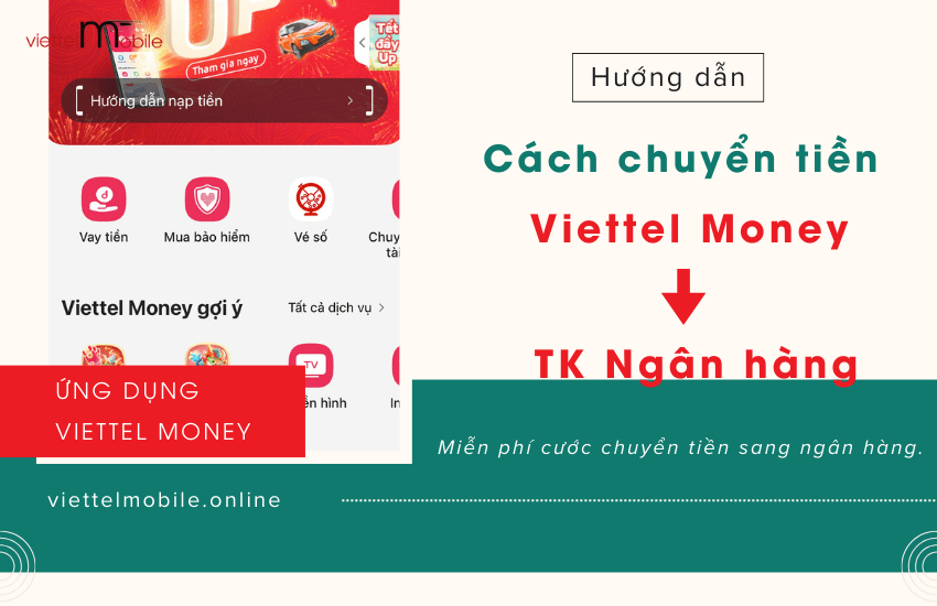 cach chuyen tien tu viettel money sang tai khoan ngan hang