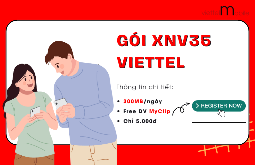 goi cuoc XNV35 viettel