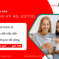 Hướng dẫn cú pháp đăng ký 4G Viettel