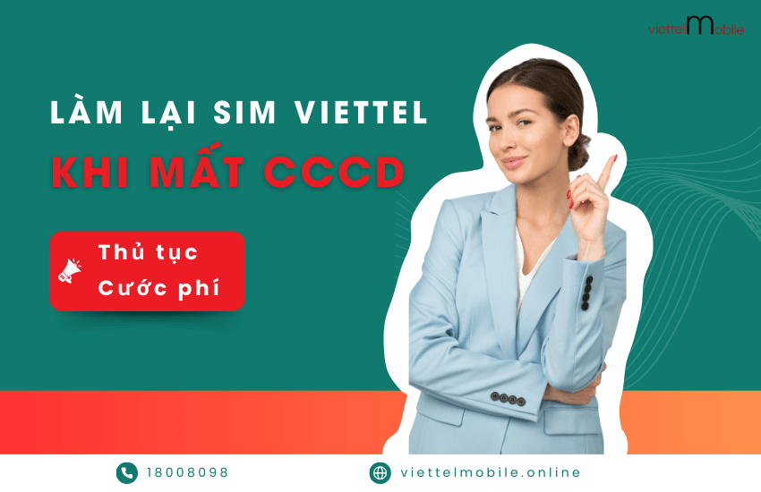 lam lai sim viettel khi mat cccd