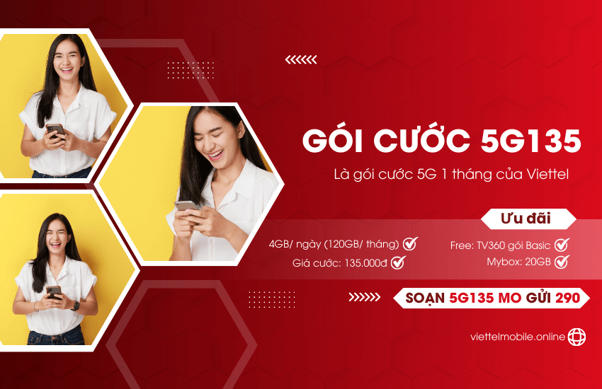 goi cuoc 5g135 viettel